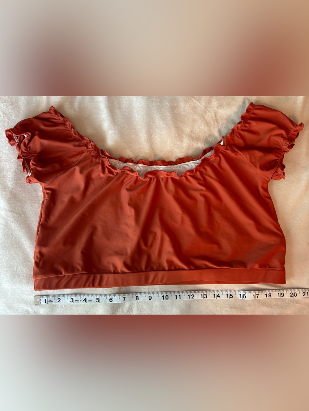 Rust Red Women’s Bikini Top - Brand: